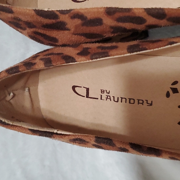 By Claundy suede blockheel animal print 8M (Ss18) - Picture 4 of 7